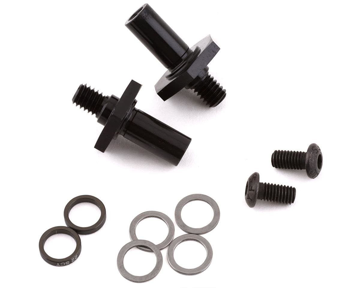Team Losi Racing 12mm Aluminum Front Axle (2) #TLR232136