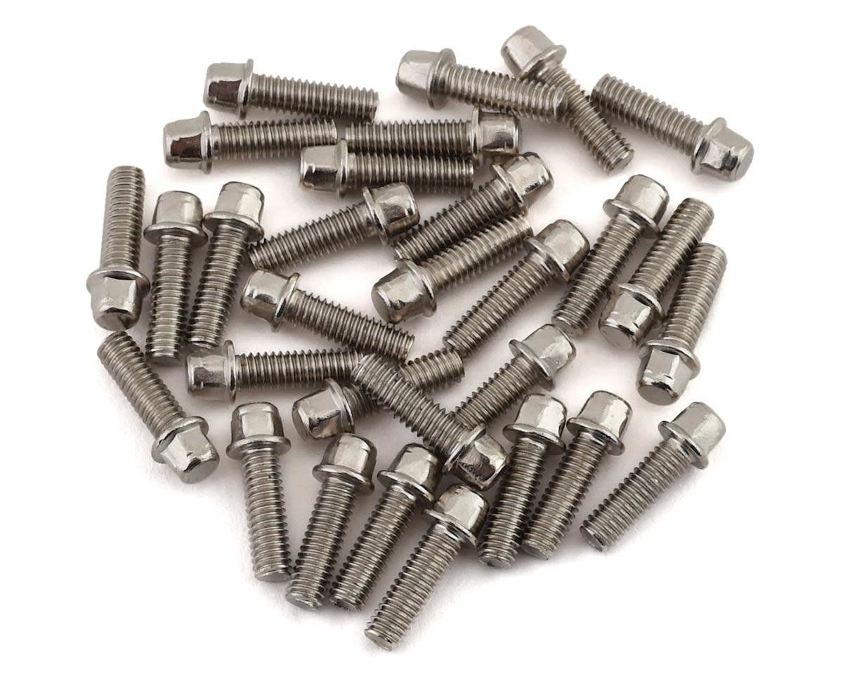 #SSD00407 SSD RC 2.5x8mm Scale Wheel Bolts (Silver) (30)