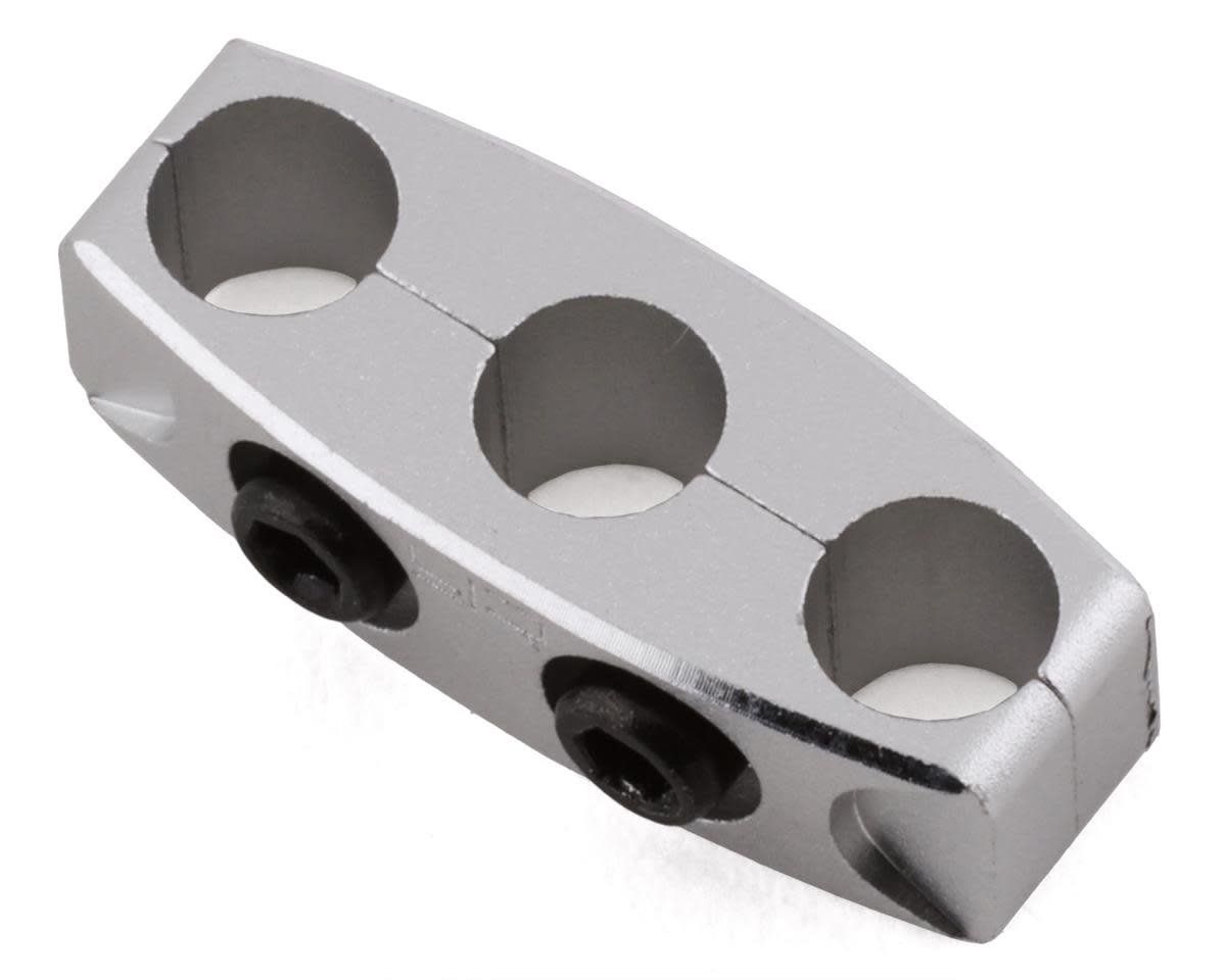 Yeah Racing 12-14AWG Aluminum Motor Wire Organizer Clamp (Silver) #YA-0487SV