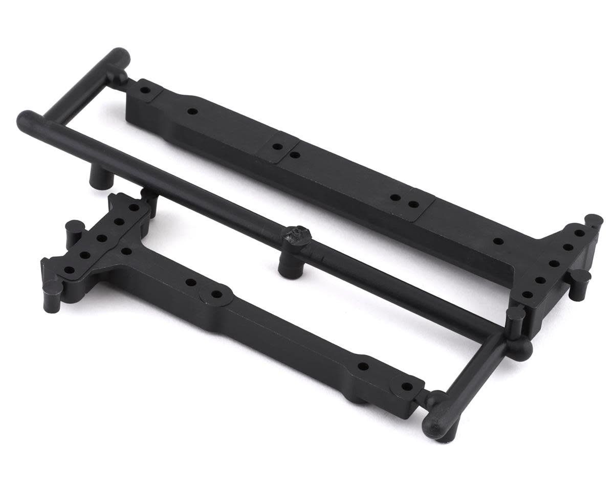 #92300 Team Associated RC10B74 Factory Team Carbon Chassis Brace Set