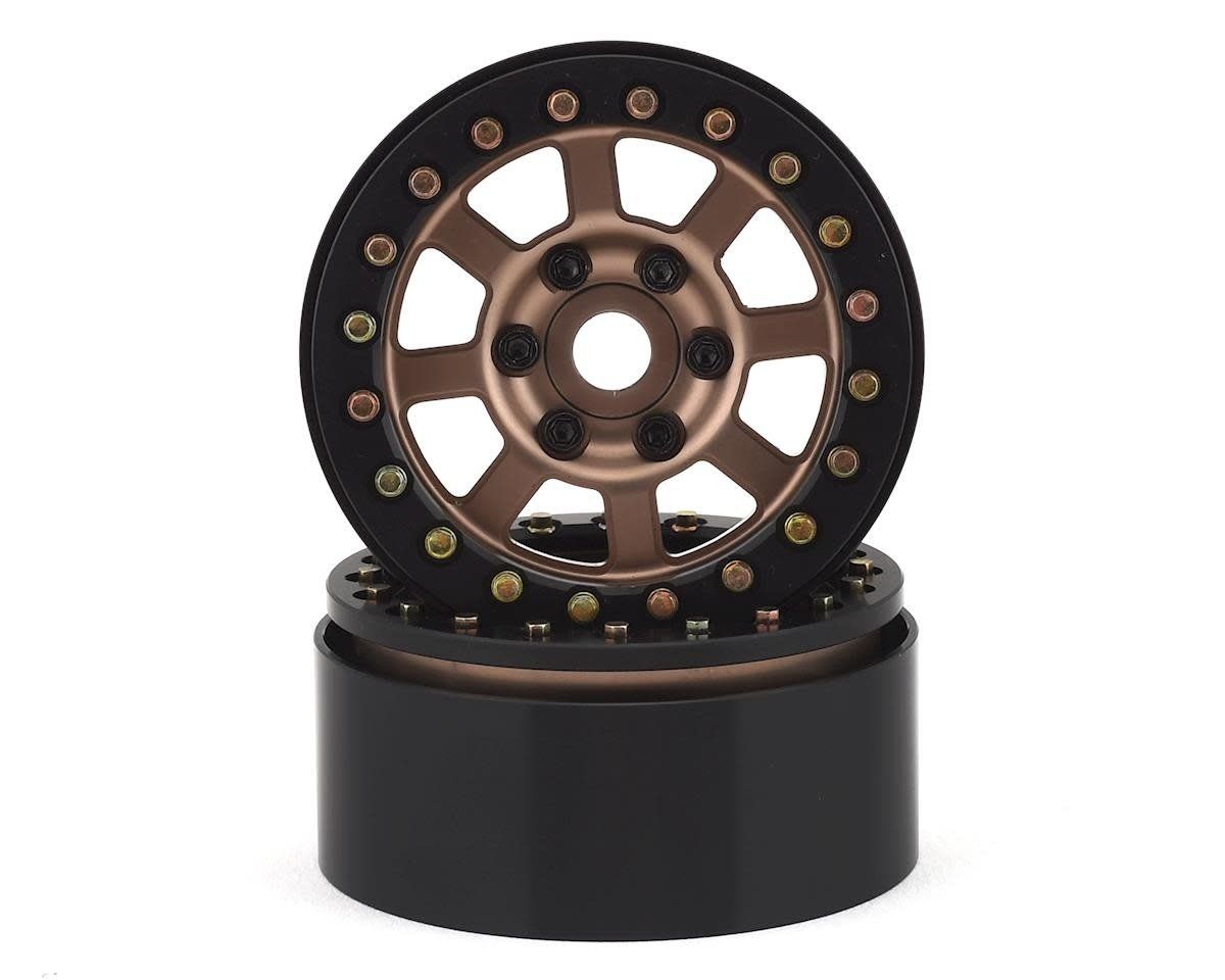 #SSD00180 SSD RC Assassin 1.9" Beadlock Crawler Wheels (Bronze) (2)