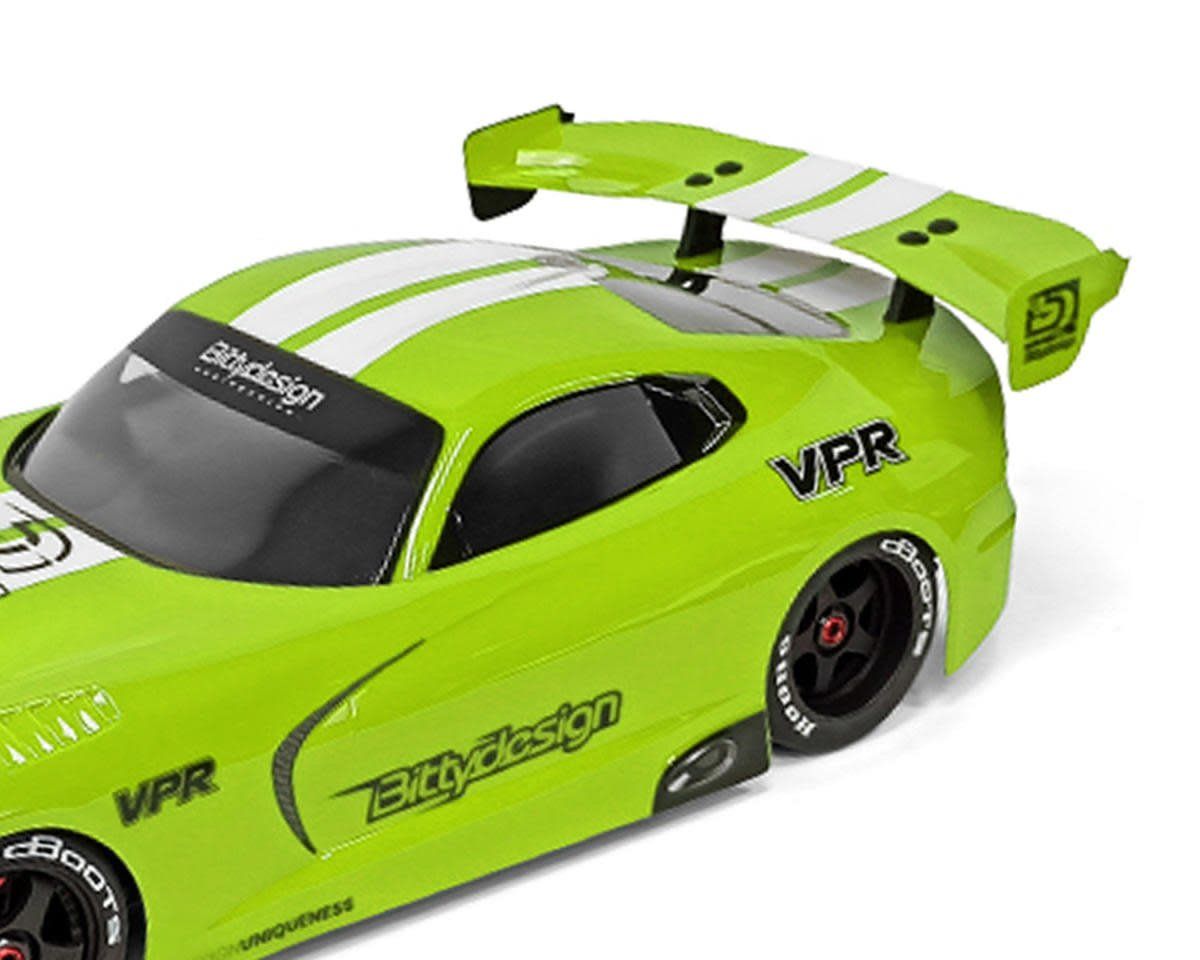 Bittydesign VPR Drag Racing Wing Set (Clear) #BDDG-VPRW