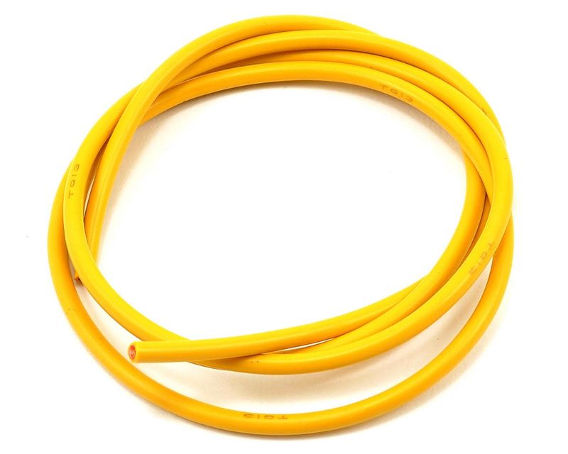 TQ Wire Silicone Wire (Yellow) (3') (13AWG) #TQ1336