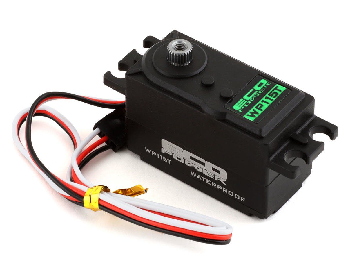 #ECP-115T EcoPower WP115T Low Profile High Torque Waterproof Metal Gear Servo (High Voltage)