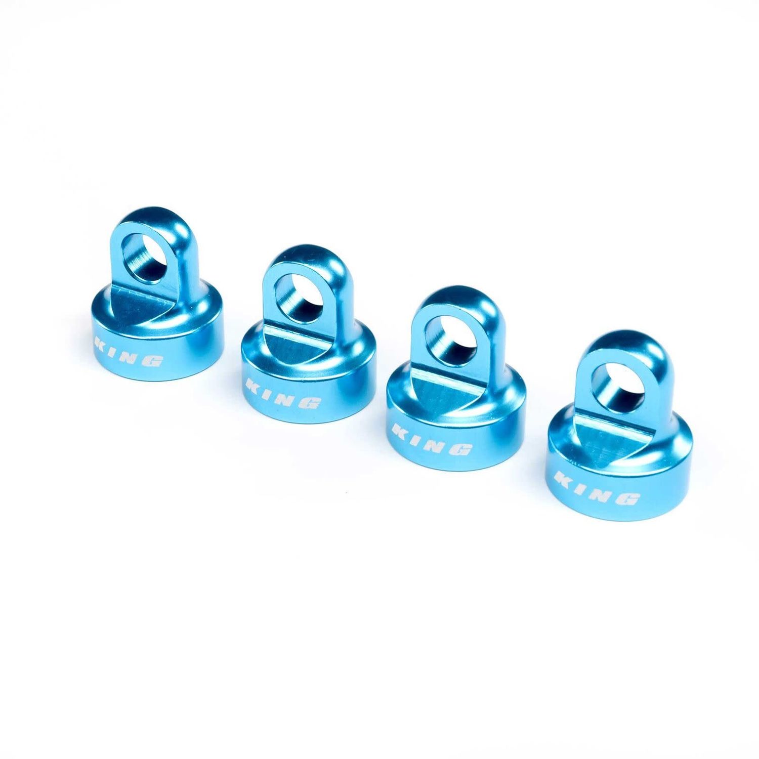 #LOS253031 Losi Aluminum Shock Cap Set (King Blue)