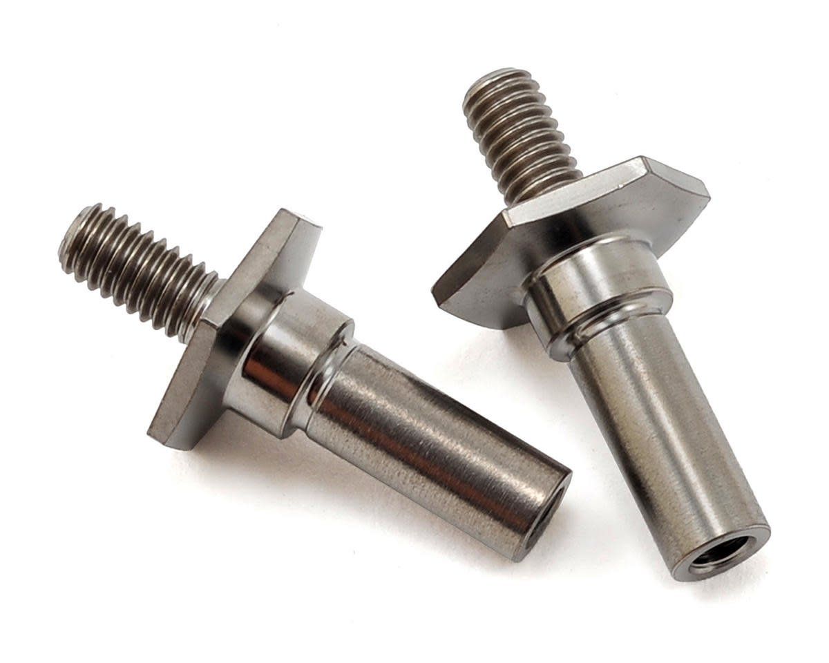Team Associated B6 Titanium Front Axles #91683