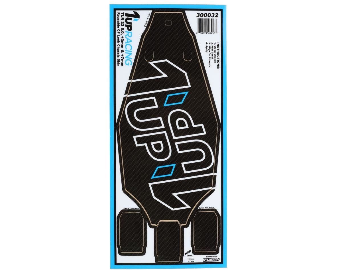 1UP Racing TLR 22 5.0 Chassis Protector Sheet (Carbon) #300032