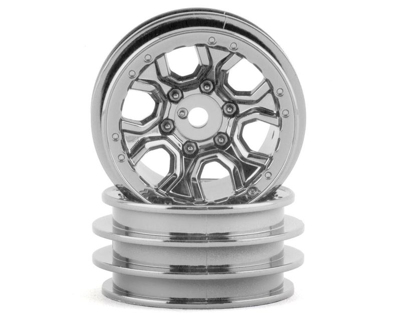 #9770-SATIN Traxxas 1.0" TRX-4M Wheels (Satin Chrome) (2)