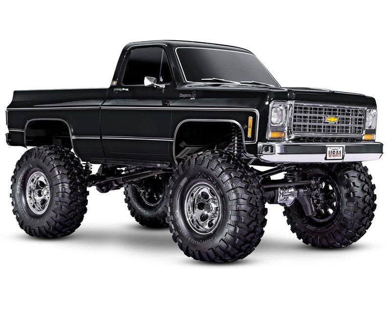 #92056-4-BLK Traxxas TRX-4 1/10 Trail Crawler Truck w/'79 Chevrolet K10 Truck Body (Black) w/TQi 2.4GHz Radio #92056-4-BLK Traxxas TRX-4 1/10 Trail Crawler Truck w/'79 Chevrolet K10 Truck Body (Black) w/TQi 2.4GHz Radio