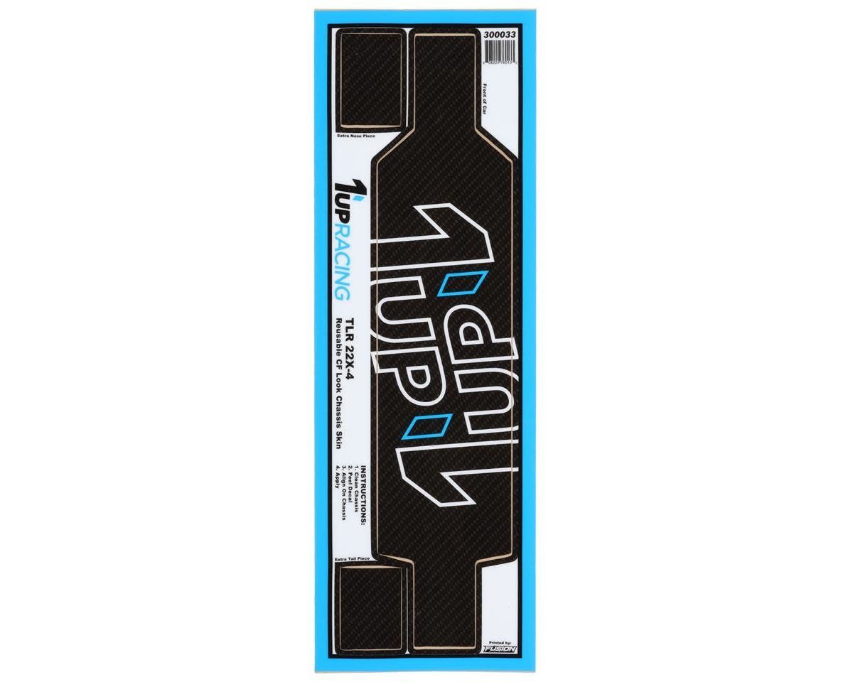 1UP Racing TLR 22X-4 Chassis Protector Sheet (Carbon) #300033