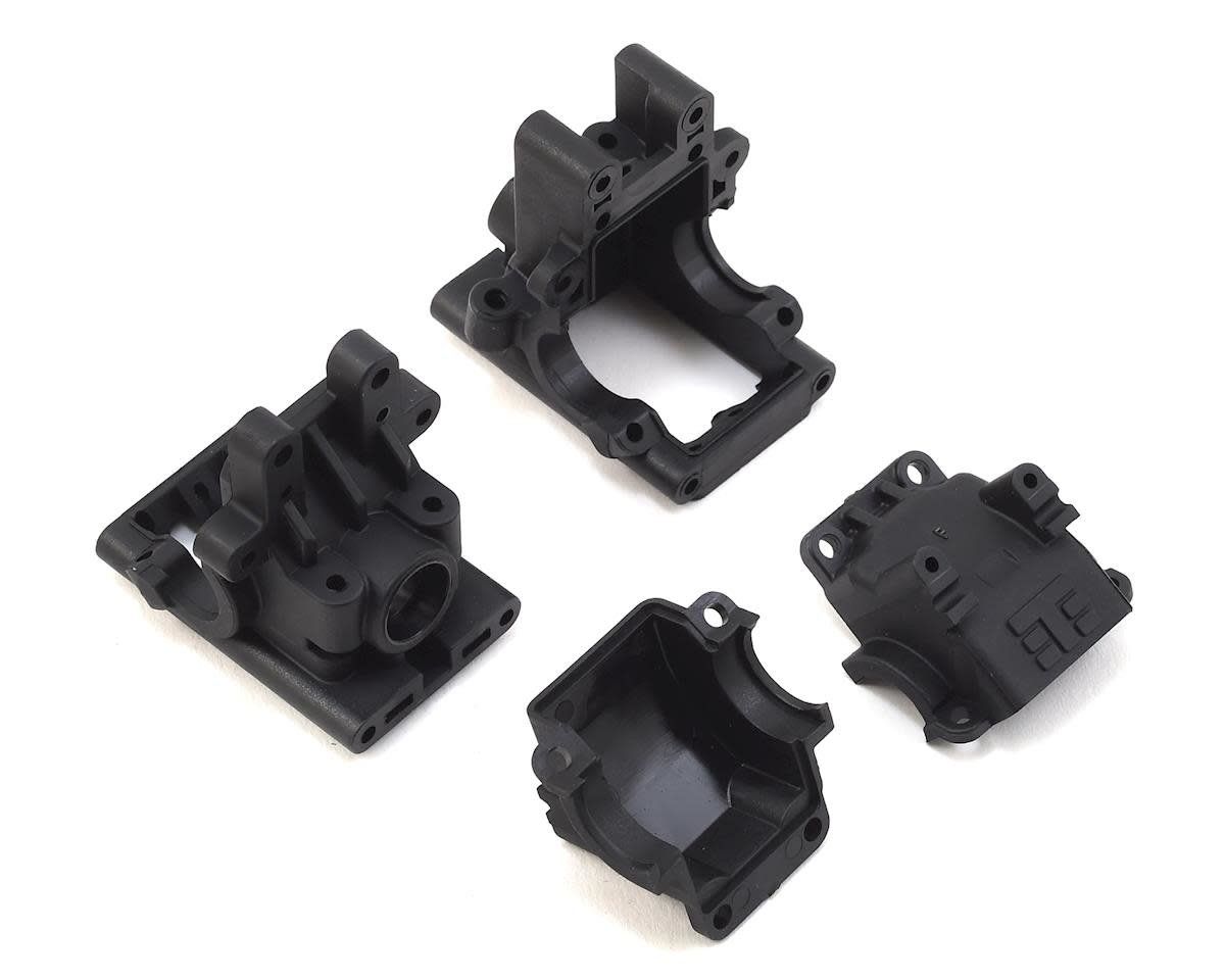 #TKR6519B Tekno RC EB410/ET410 Front &amp; Rear Bulkhead Set (Revised)