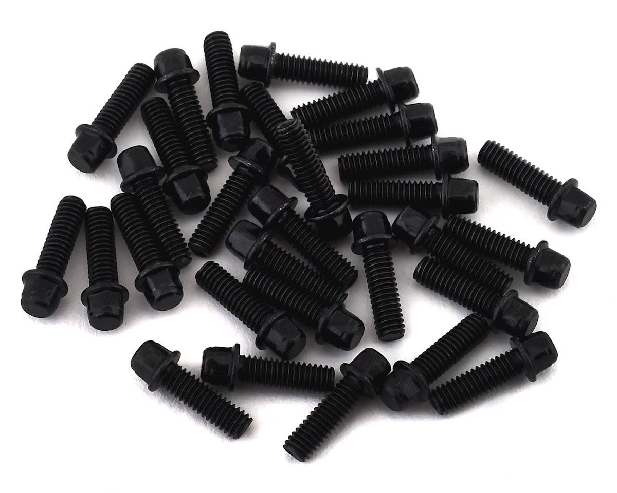 #SSD00408 SSD RC 2.5x8mm Scale Wheel Bolts (Black) (30)