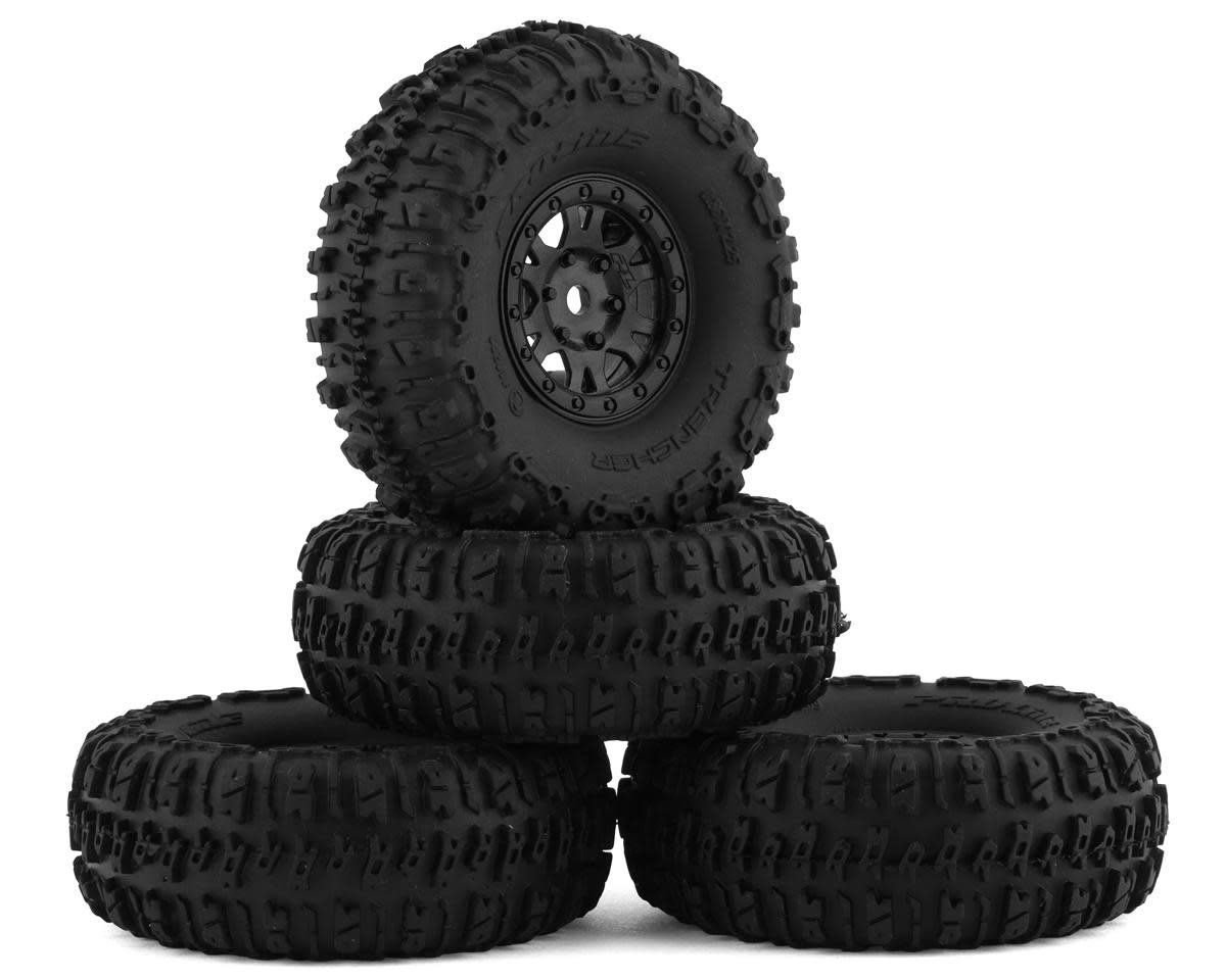 #10209-10  Pro-Line SCX24 1.0" Trencher Pre-Mounted Tires w/Impulse Wheels (Black) (4) (Medium)