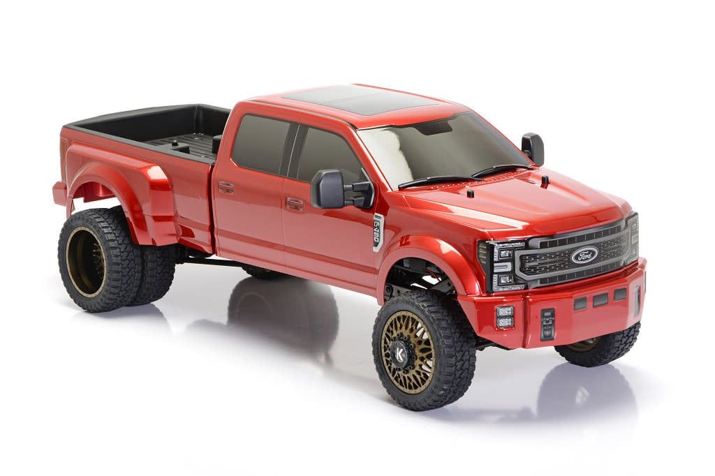 #8982 CEN Ford F450 SD KG1 Edition 1/10 RTR Custom Dually Truck (Candy Apple Red) w/2.4GHz Radio
