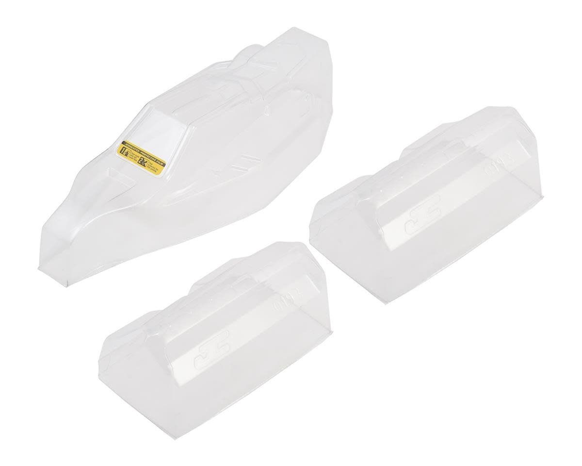 #0319 JConcepts TLR 22 4.0 "F2" Buggy Body w/Aero Wing (Clear)