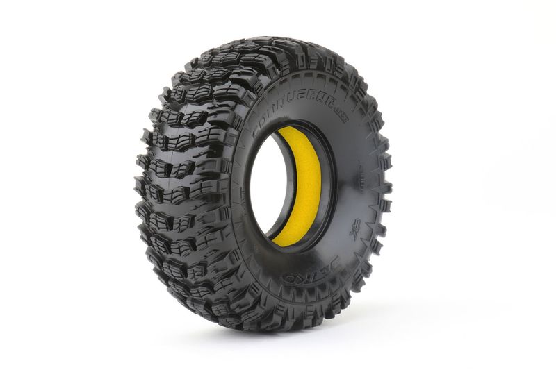 #JKO3001SS6212YL  Jetko Tires 1/10 1.9" Crawler Conqueror Tires, Super Soft, Yellow (2)