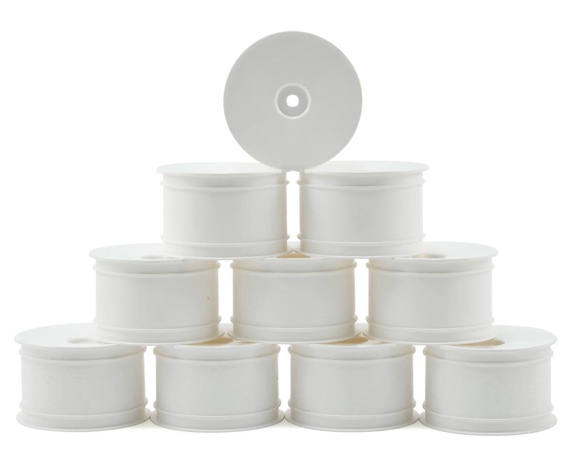 XRAY 12mm Hex V2 "Aerodisk" 1/10 Rear Buggy Wheels (White) (10) (XB2/XB4) #329901-M