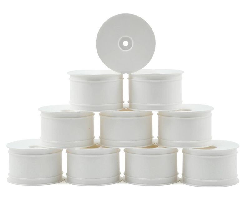 XRAY 12mm Hex V2 "Aerodisk" 1/10 Rear Buggy Wheels (White) (10) (XB2/XB4) #329901-M