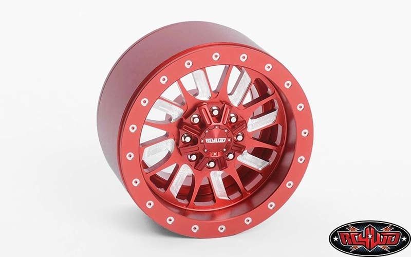 #Z-W0323 RC4WD Enforcer 1.9" Beadlock Wheels (Red)