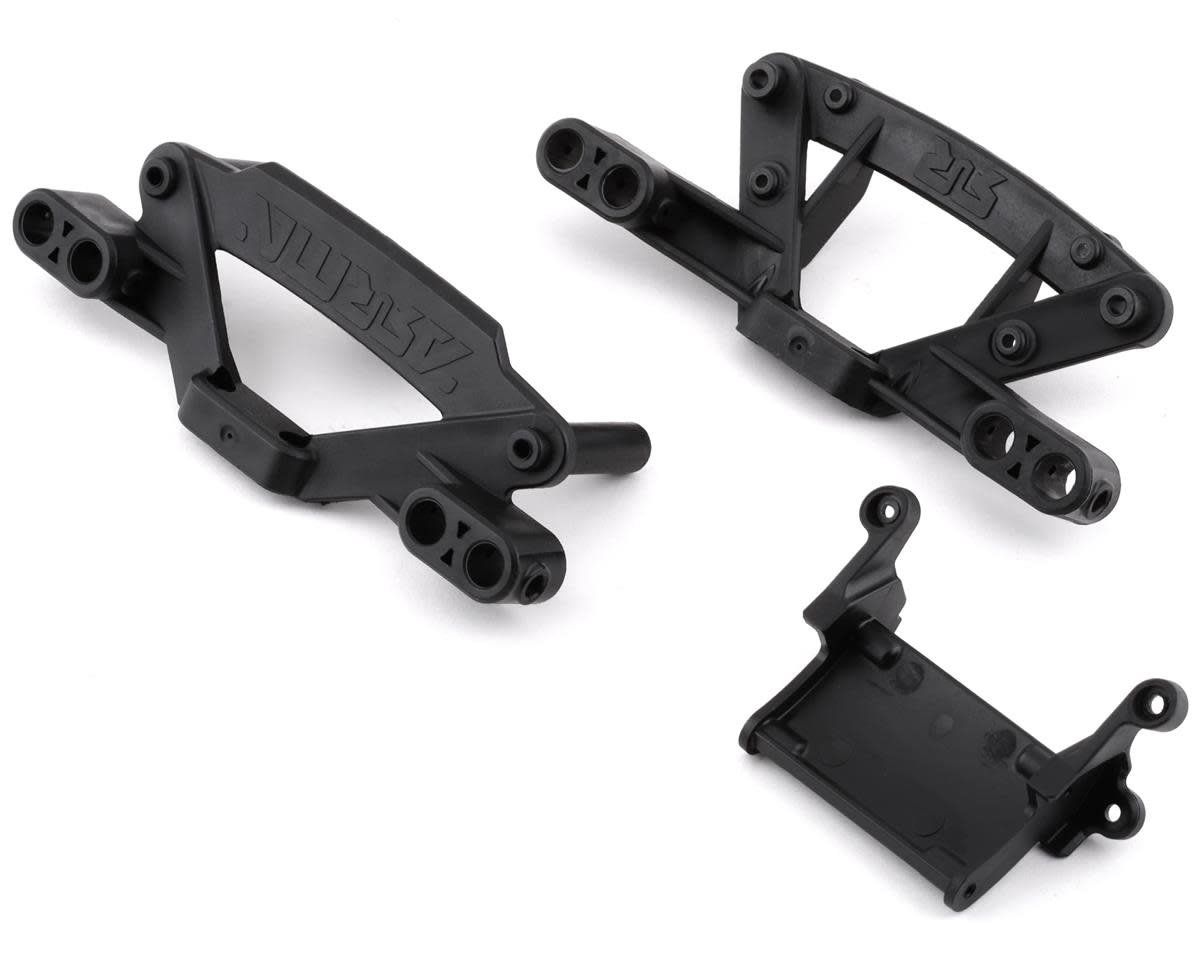 Arrma Infraction Mega/Vendetta 3S BLX Upper Bumper/Body Mount Set #ARA320586