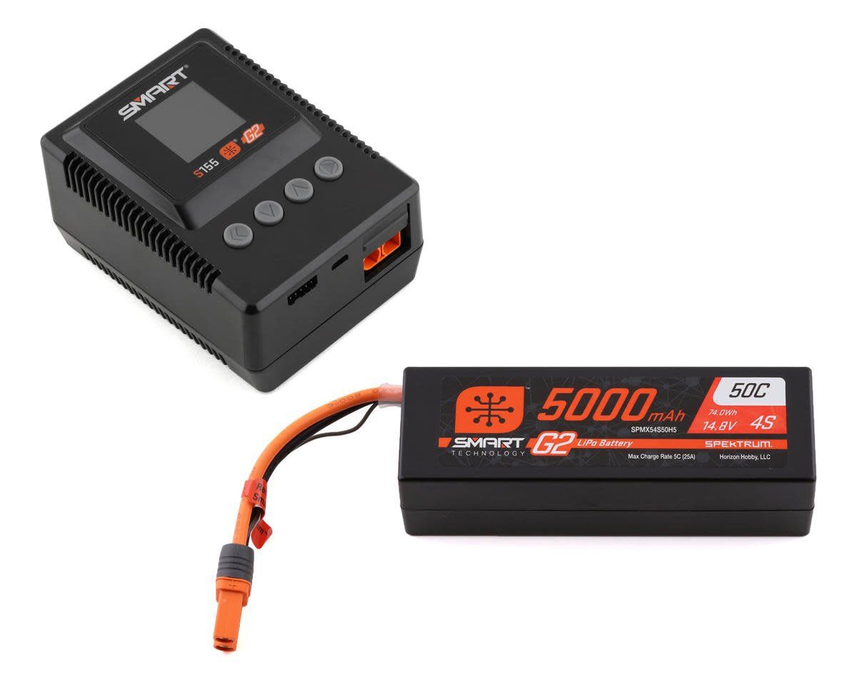 #SPMXPSS400 Spektrum RC Smart G2 PowerStage 4S Bundle w/4S Smart LiPo Battery (5000mAh)