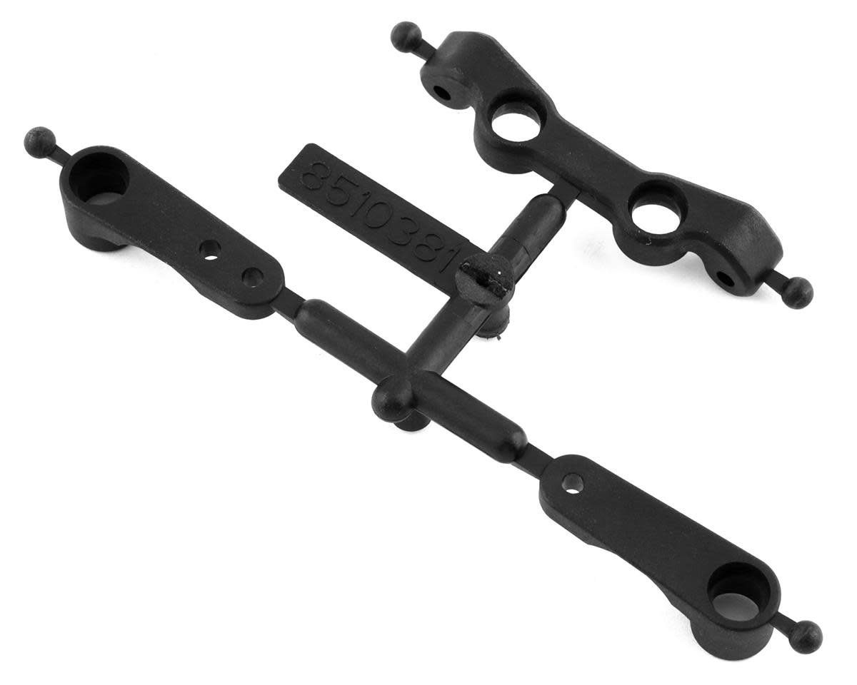 #91973 Team Associated RC10B6.4 Steering Bell Crank &amp; Rack Set
