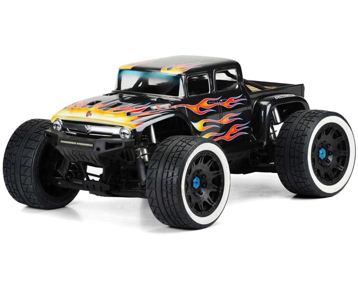 #3610-17 Pro-Line 1956 Ford F-100 Pre-Cut Monster Truck Body (Clear) (X-Maxx)