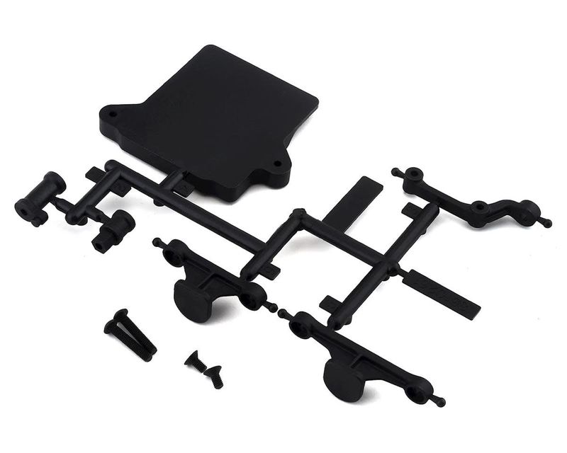 Team Associated RC10B74.1 LP Battery Posts &amp; Fan Mount Set #92268