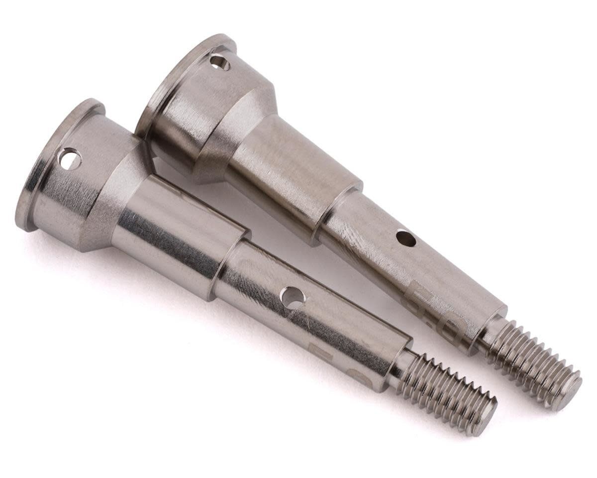 Exotek TLR 22 5.0 Titanium Lightweight Rear CVA Axles (2) (Drag Racing Only) #2061