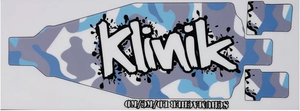 Klinik RC Schumacher Laydown/Storm Blue Camo 18mil Chassis Protector