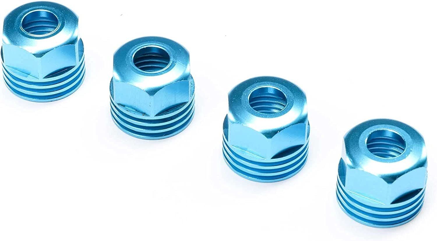 #LOS253032 Losi Aluminum Lower Shock Caps (King Blue)