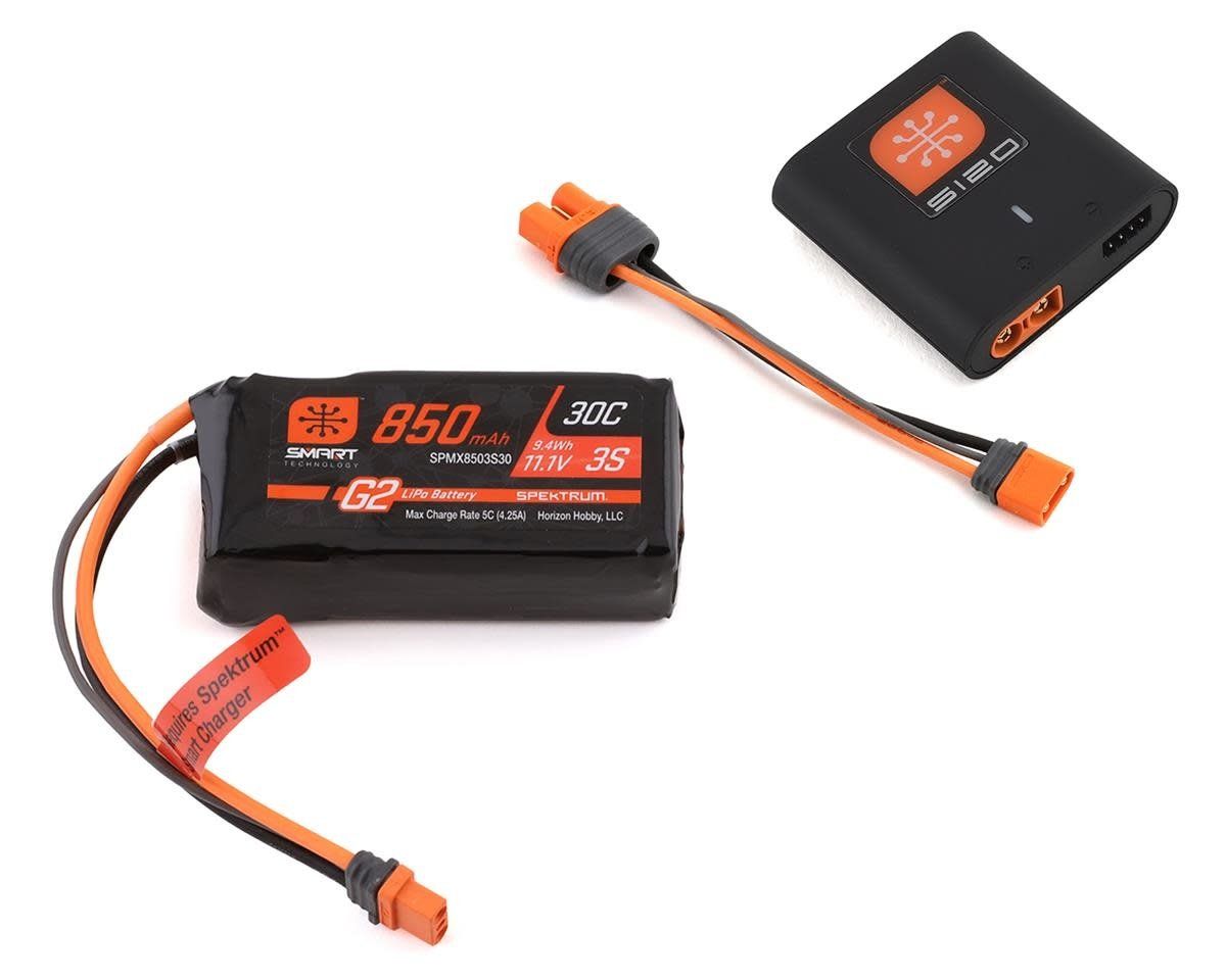 #SPMXPSA100 Spektrum RC Smart G2 PowerStage Air Bundle w/3S Smart LiPo Battery (11.1V/850mAh)