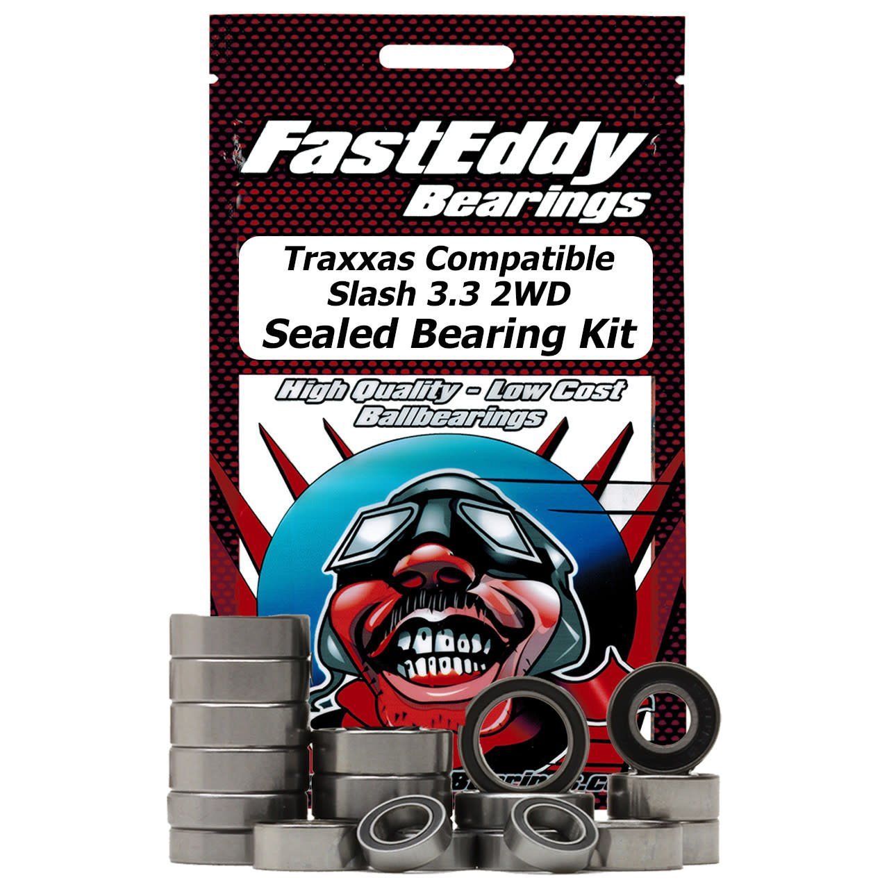 #TFE2472 FastEddy Traxxas Compatible Slash 3.3 2WD Sealed Bearing Kit