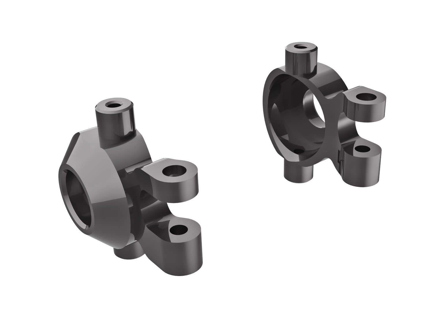 Traxxas TRX-4M Aluminum Steering Blocks (Grey) (2) #9737-GRAY