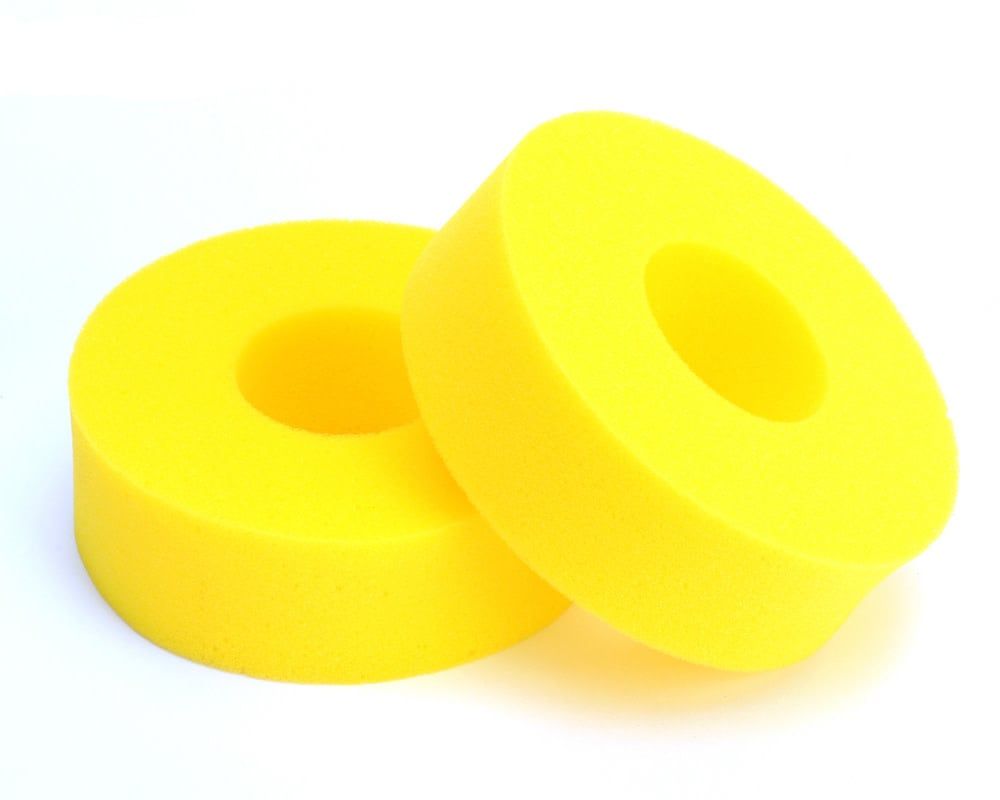 Jetko 1.9" Crawler Single Stage Foam Inserts Yellow (Soft) (2) #JKO6212YL
