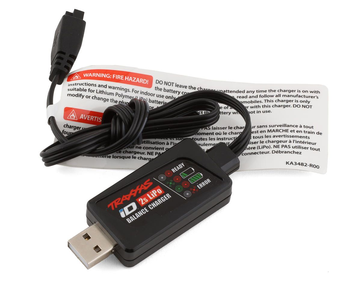 #9767 Traxxas TRX-4M iD USB 2-Cell Balance Charger