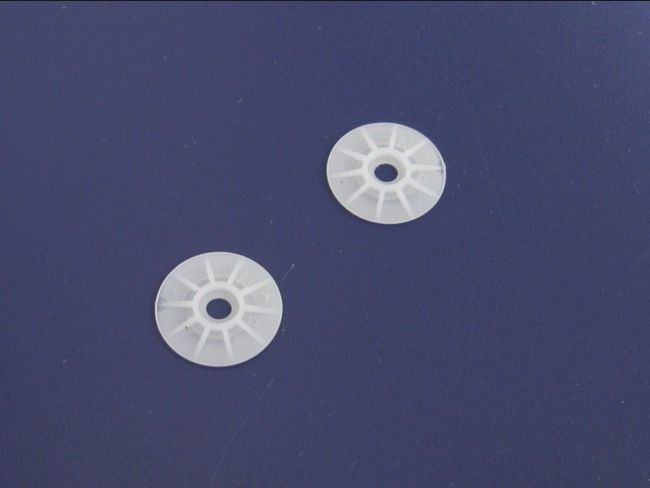 PN Racing V2 White Delrin Disk Set (2pcs) #MR2068W