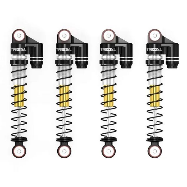 #X003A8HTBD Treal SCX24 Shocks 43mm Tele Shock Vibration Damper(4) (Black)