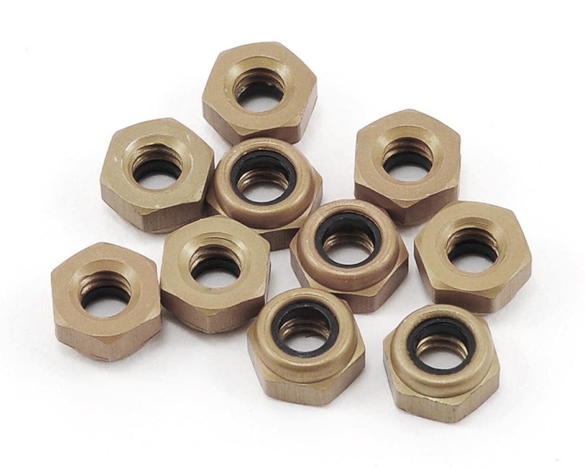 #LOSA6306 Losi 4-40 Aluminum Mini Nuts (10)