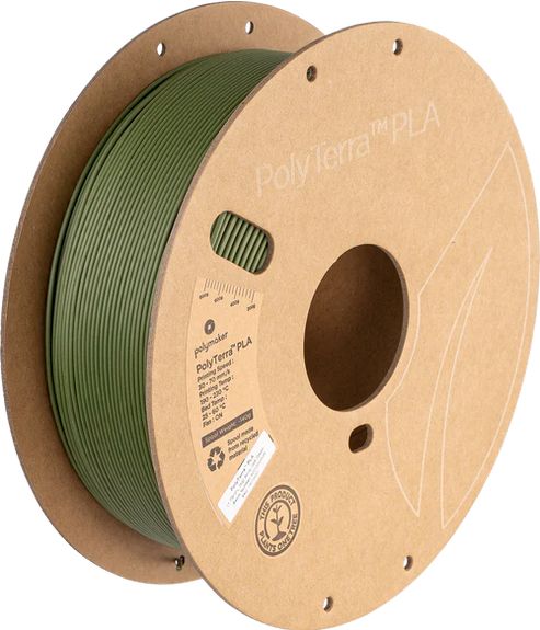 #PM70957  Polymaker PolyTerra™ PLA (1kg) (1.75mm, Army Dark Green)