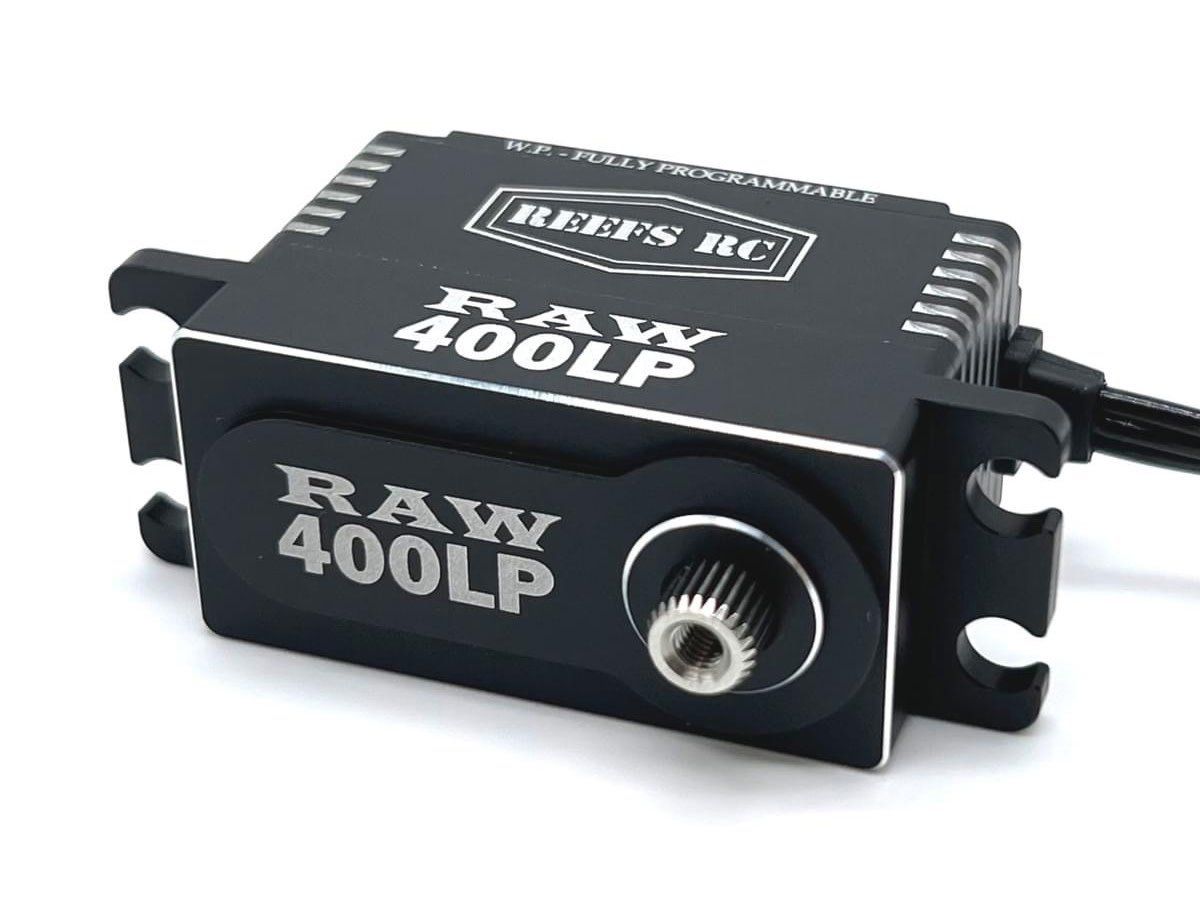 #REEFS137 Reefs RC Raw 400LP High Torque Waterproof Digital Servo (High Voltage) (Black)