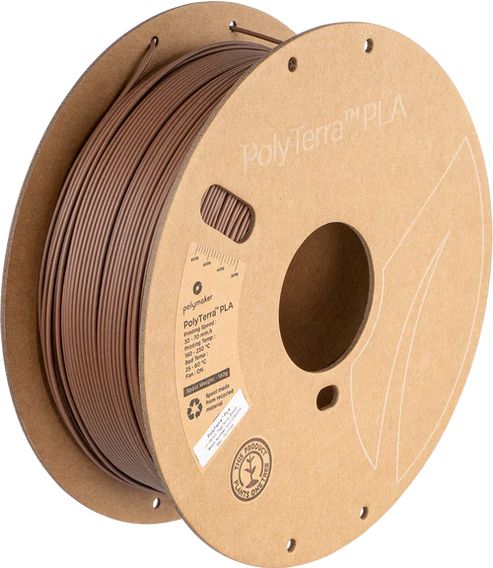 #PM70959  Polymaker PolyTerra™ PLA (1kg) (1.75mm, Army Brown)