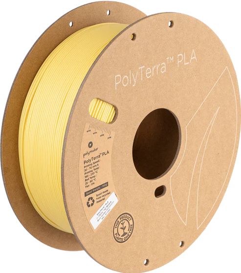 Polymaker PolyTerra™ PLA (1kg) (1.75mm, Banana) #PM70865