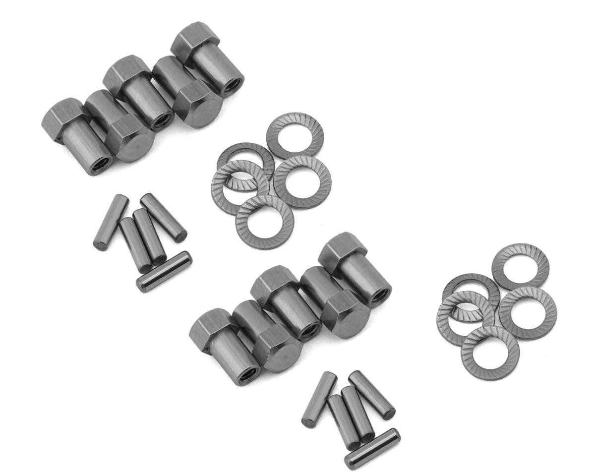 #B07GPG92T8 Treal Hobby Axial SCX24 Extended Wheel Hub Hardware