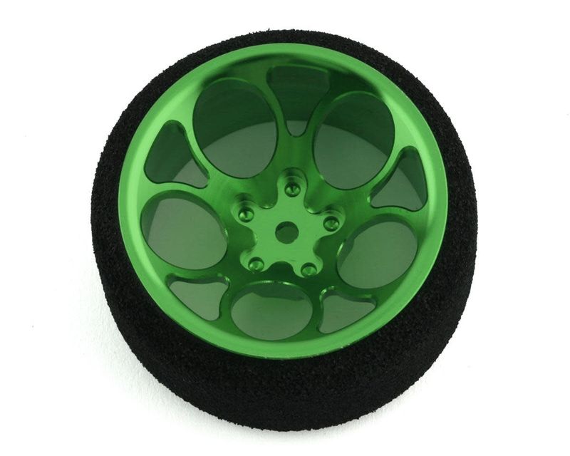 R-Design Sanwa M12/Flysky NB4 5-Hole Ultrawide Steering Wheel (Green) #RDD7224