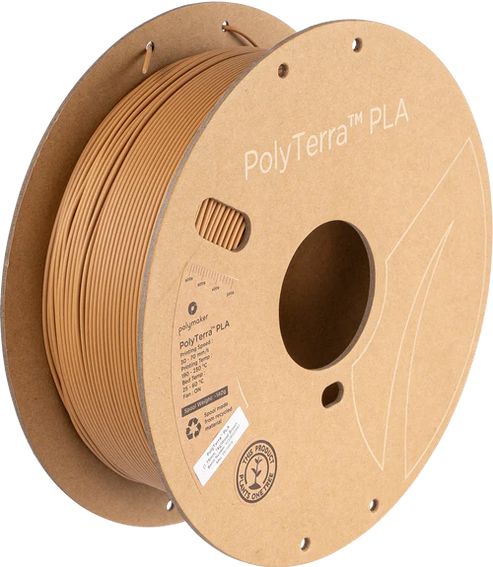 #PM70976  Polymaker PolyTerra™ PLA (1kg) (1.75mm, Wood Brown)