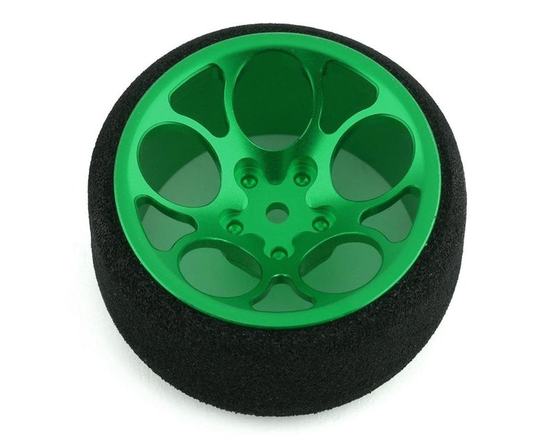 R-Design Sanwa M17/MT-44 Ultrawide 5 Hole Transmitter Steering Wheel (Green) #RDD4924