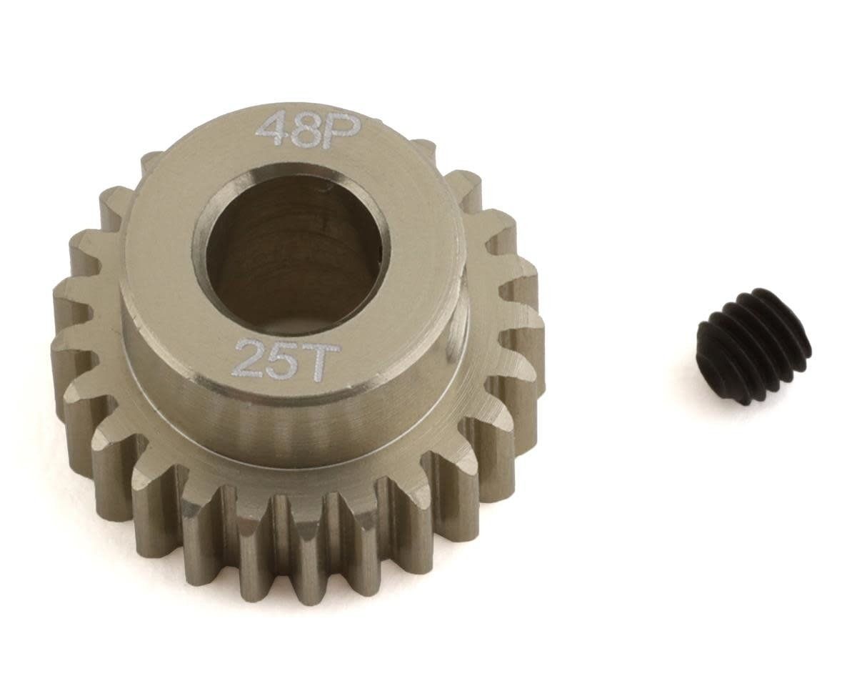 #PTK-8645 ProTek RC 48P Lightweight Hard Anodized Aluminum Pinion Gear (5.0mm Bore) (25T)