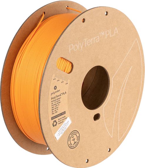 #PM70848  Polymaker PolyTerra™ PLA (1kg) (1.75mm, Sunrise Orange)