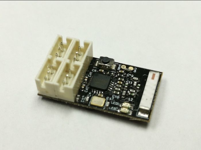 LoCo RC Nano 4 CH Receiver Compatible Futaba T-FHSS Antenna Less #LCRC8022